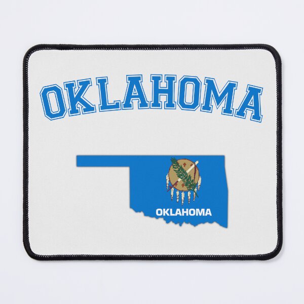 Item preview, Oklahoma State Flag Map - Classic Retro Collegiate Style designed and sold by mashmosh.