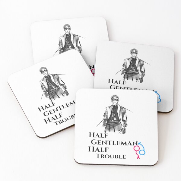 Item preview, Half Gentleman Half Trouble – Stylish Modern Man Illustration. designed and sold by Artistry-Nadia.