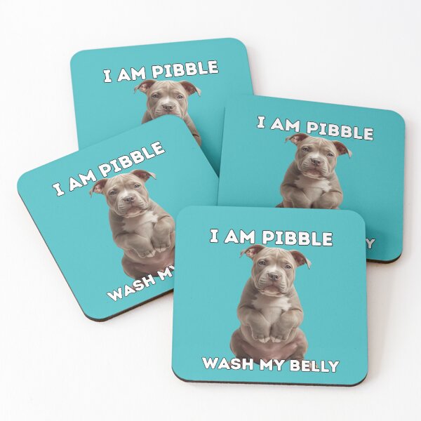 Item preview, I am a Pibble and I wash my belly. designed and sold by zingbing.