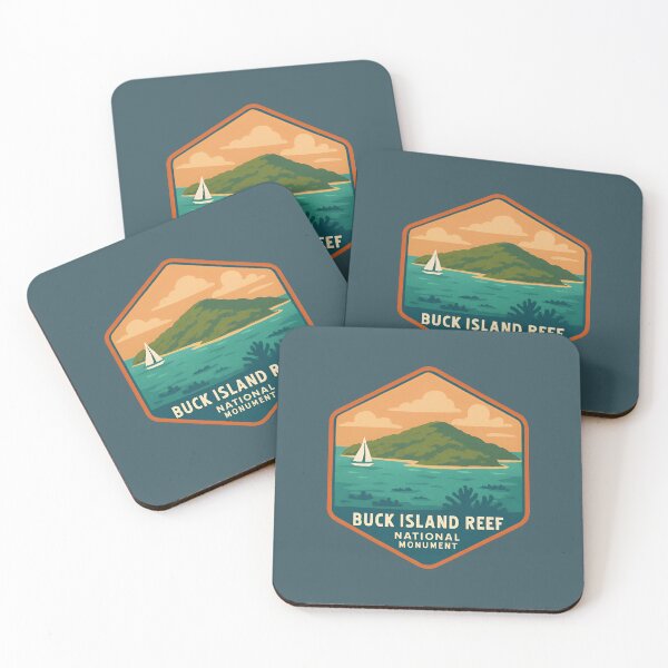Item preview, Buck Island Reef National Monument  designed and sold by Broken Antler Designs .
