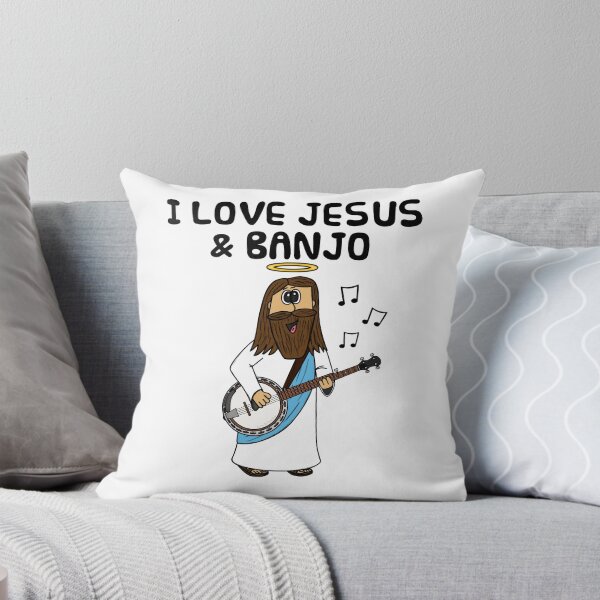 Item preview, I Love Jesus And Banjo, Church Musician Funny designed and sold by doodlerob.