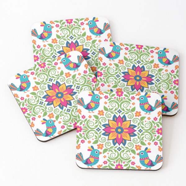 Item preview, Folk Art, Folk Birds, Floral Folk designed and sold by davincidigitalusa.