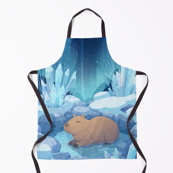 Item preview, Zen Capybara in a Crystal Hot Spring designed and sold by Turocks.