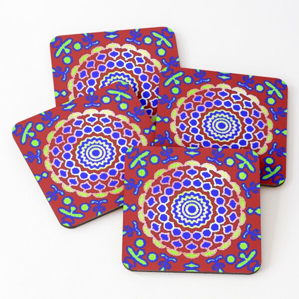 Item preview, "Mystical Mandala with Concentric Rings and Symbolic Glyphs" designed and sold by nighttime1990.