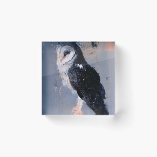 Item preview, Elegant Owl Illustration in Soft Tones designed and sold by lautir.