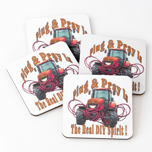 Item preview, Plug & Pray to manifest the handyman. This graphic celebrates the courage to experiment, technical humor, and the joy of creating. designed and sold by Creative-Sanc.