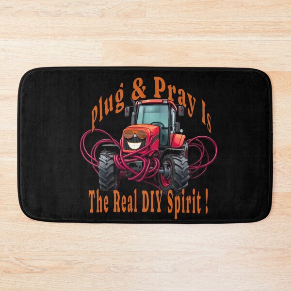 Item preview, Plug & Pray to manifest the handyman. This graphic celebrates the courage to experiment, technical humor, and the joy of creating. designed and sold by Creative-Sanc.