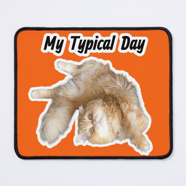 Item preview, Cute Lazy Cat – My Typical Day designed and sold by GlobalBoom.