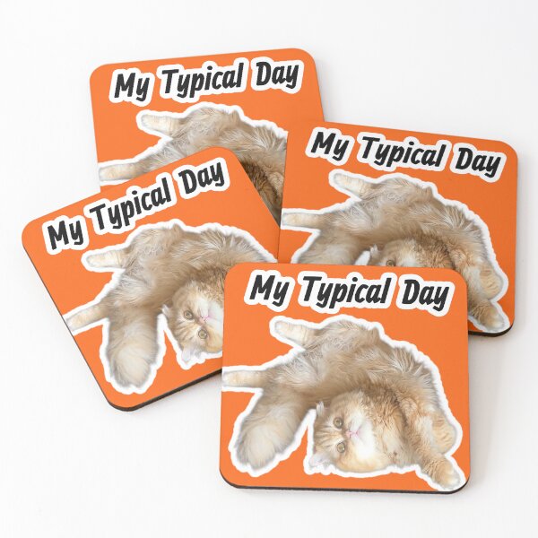 Item preview, Cute Lazy Cat – My Typical Day designed and sold by GlobalBoom.