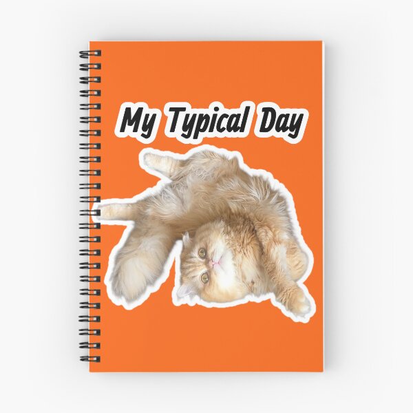 Item preview, Cute Lazy Cat – My Typical Day designed and sold by GlobalBoom.