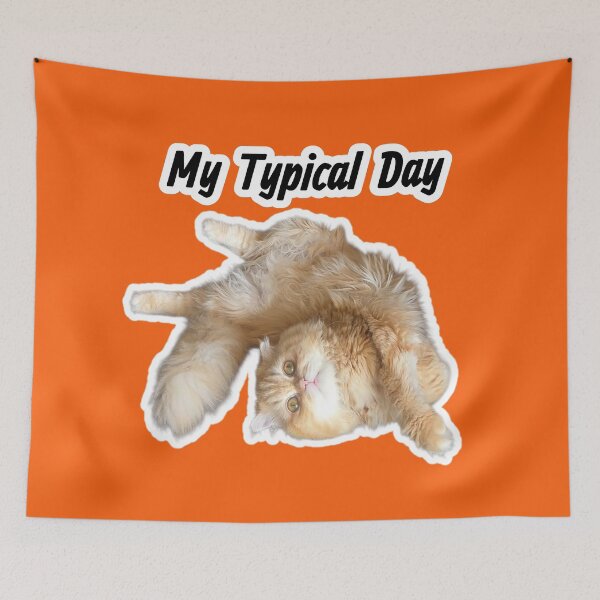 Item preview, Cute Lazy Cat – My Typical Day designed and sold by GlobalBoom.