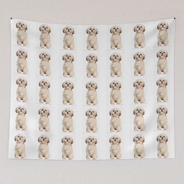 Item preview, Adorable Shih Tzu Dog – Realistic Illustration of a Cute Pet designed and sold by Golazos.