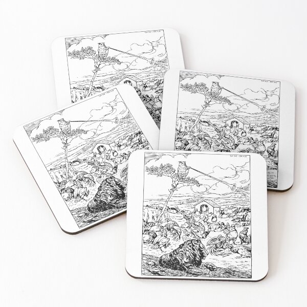 Item preview, Animal farm. Old book illustration designed and sold by Filologica.