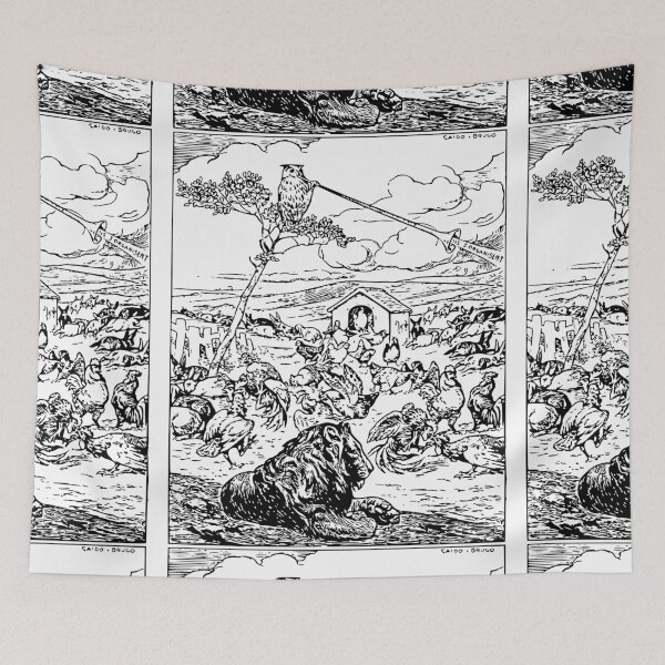 Item preview, Animal farm. Old book illustration designed and sold by Filologica.