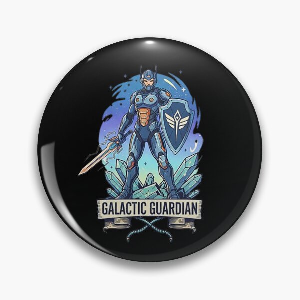 Item preview, Intergalactic Bounty Hunter - "See You Next Mission" Retro Gaming Badge designed and sold by Mohamed Amine  El Azrak.