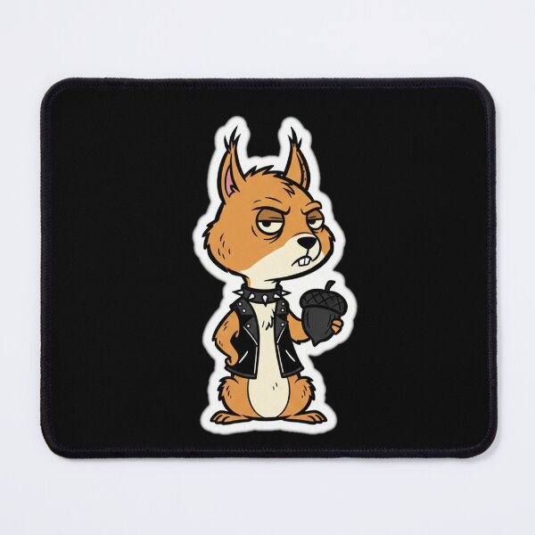 Item preview, Cute Gothic Squirrel Cartoon Dark Fantasy Art designed and sold by RebellDancer.