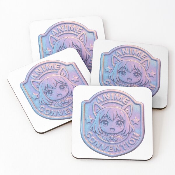 Item preview, Anime Convention Anime Girl Badge designed and sold by Creative88Art.