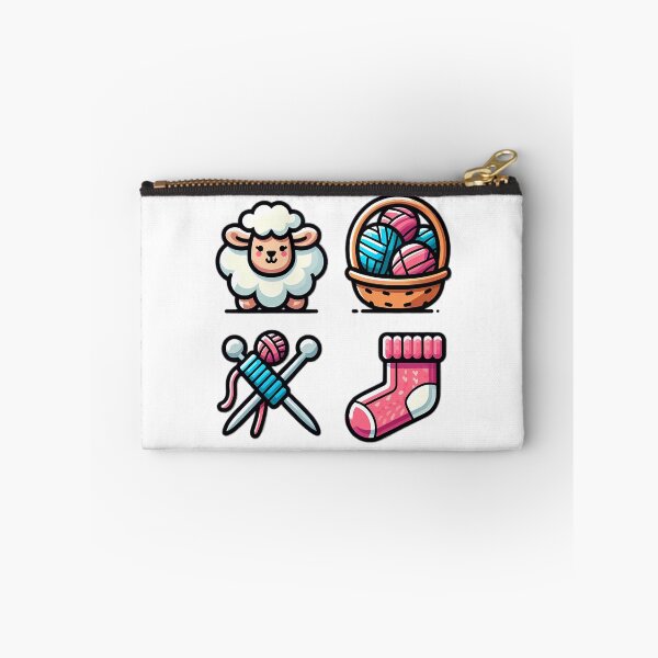 Item preview, Cute Knitting Essentials - Sheep, Yarn & Socks designed and sold by GREENZ0NE.