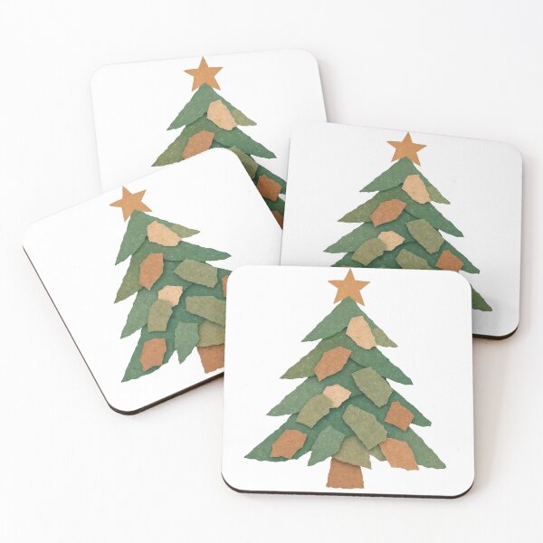 Item preview, Paper Cut Christmas Tree Illustration designed and sold by Creative88Art.