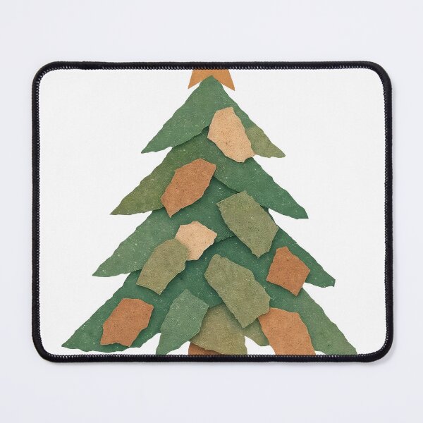 Item preview, Paper Cut Christmas Tree Illustration designed and sold by Creative88Art.