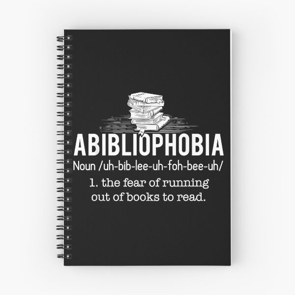 Item preview, Abibliophobia Hilarious Bookworm & Book Lover Funny Bookish designed and sold by ChestOutLoud.