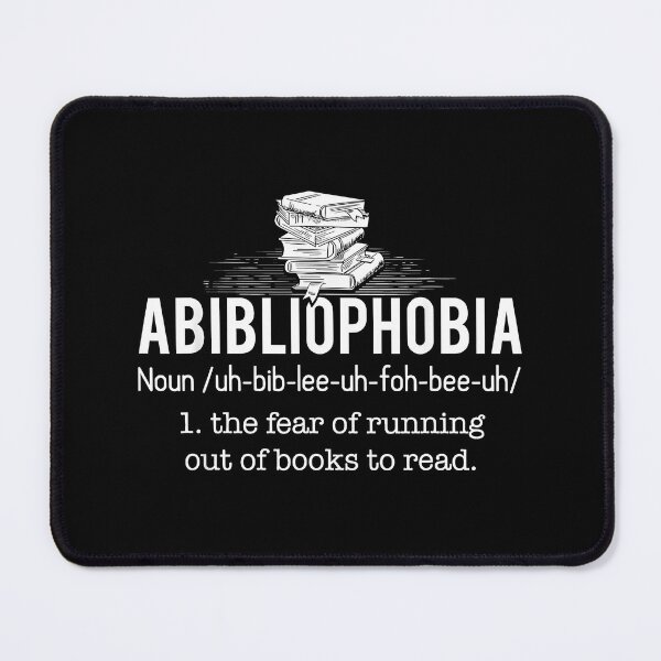 Item preview, Abibliophobia Hilarious Bookworm & Book Lover Funny Bookish designed and sold by ChestOutLoud.