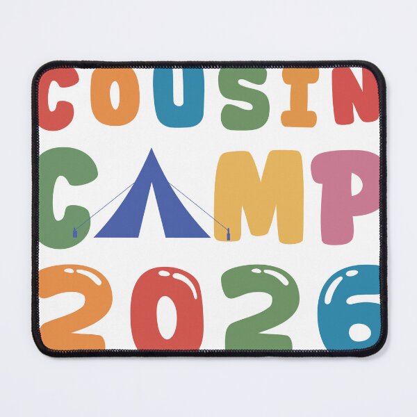 Item preview, Cousin Camp 2026 Typography – Family Reunion t-Shirt Design designed and sold by PixelWaveBD.