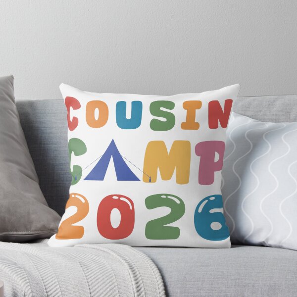 Item preview, Cousin Camp 2026 Typography – Family Reunion  t-Shirt Design designed and sold by PixelWaveBD.