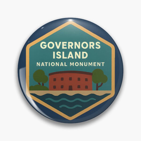 Item preview, Governors Island National Monument  designed and sold by Broken Antler Designs .
