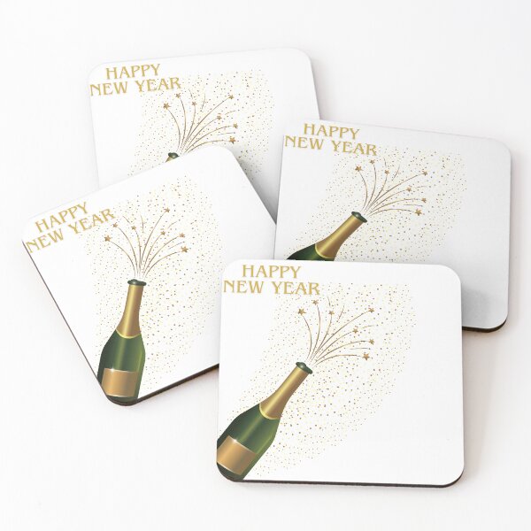 Item preview, Happy New Year With Champagne. designed and sold by Dinasshop.