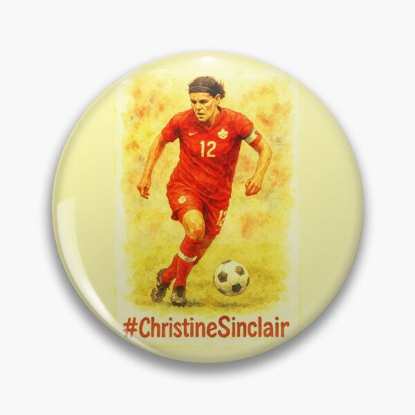 Item preview, Christine Sinclair - Female football Player designed and sold by Sarcastic designs.