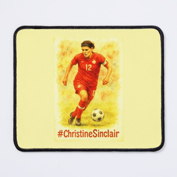 Item preview, Christine Sinclair - Female football Player designed and sold by Sarcastic designs.