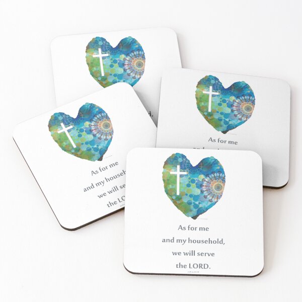 Item preview, We Will Serve The Lord Christian Art designed and sold by Sharon Cummings Art.