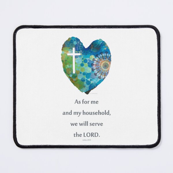 Item preview, We Will Serve The Lord Christian Art designed and sold by Sharon Cummings Art.