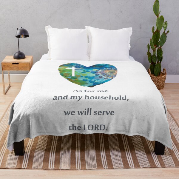 Item preview, We Will Serve The Lord Christian Art designed and sold by Sharon Cummings Art.
