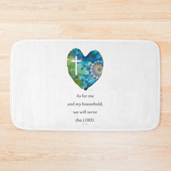 Item preview, We Will Serve The Lord Christian Art designed and sold by Sharon Cummings Art.