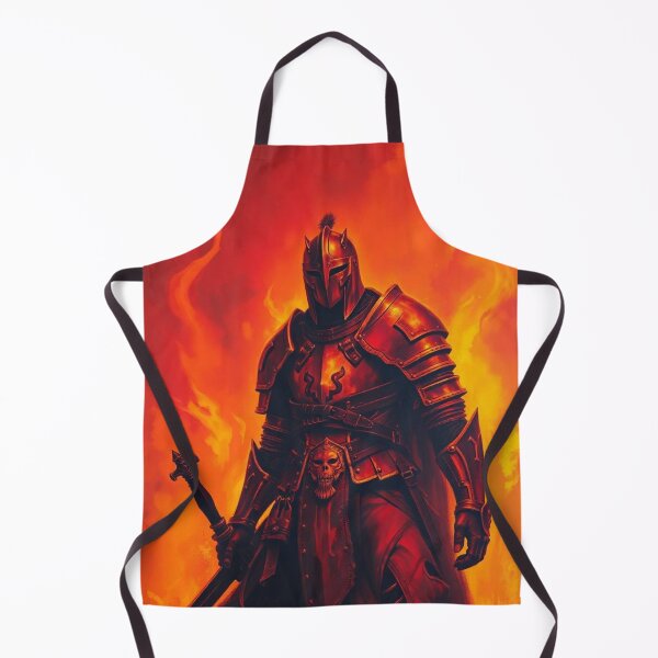 Item preview, battle ready dark fantasy doom slayer designed and sold by Mudikeys.