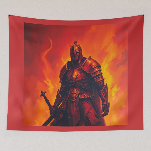 Item preview, battle ready dark fantasy doom slayer designed and sold by  Mudikeys.