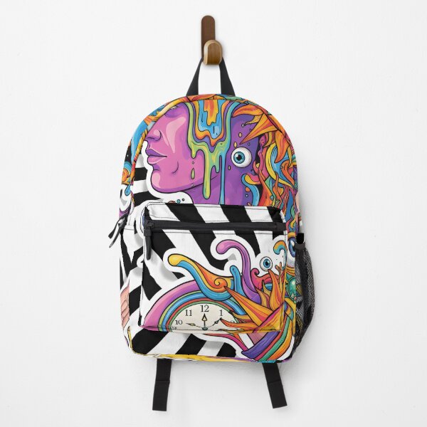 Item preview, Surreal Psychedelic Eye Moon space Hand Drawn Art designed and sold by DrawHandArt.