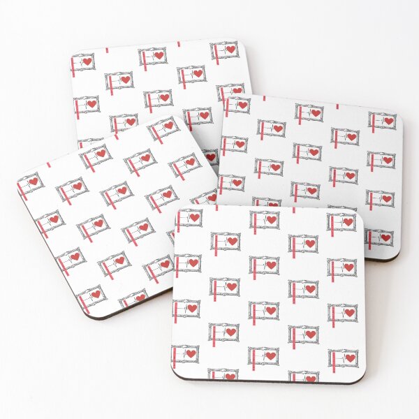 Item preview, Heartbeat Illustration – ECG Heart Line Design designed and sold by konter75.