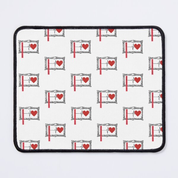 Item preview, Heartbeat Illustration – ECG Heart Line Design designed and sold by konter75.