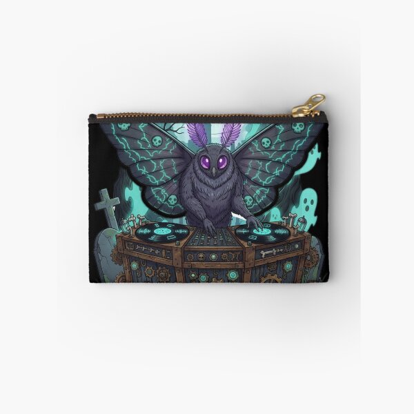 Item preview, Steampunk DJ Moth Dark Fantasy Music Illustration designed and sold by RebellDancer.