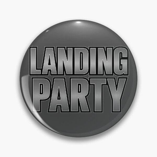 Item preview, Battlefield RedSec Game Inspired Landing Party Metallic Slogan designed and sold by Sellcooldesigns.