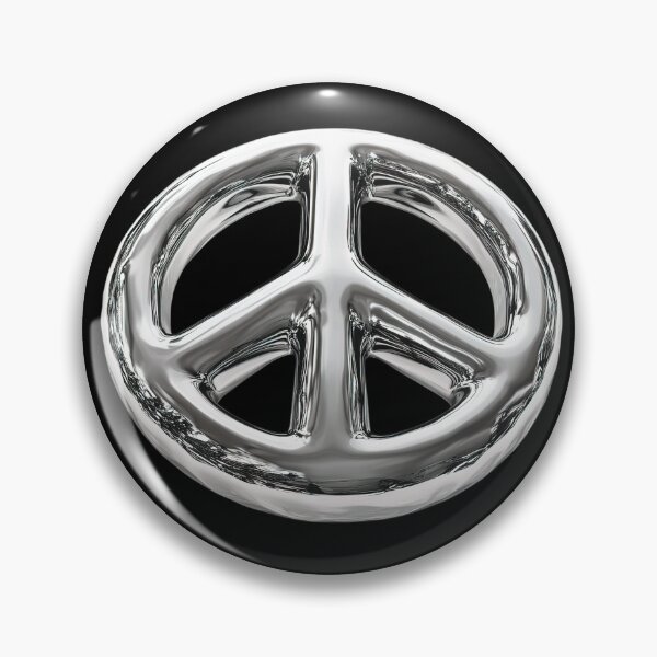 Item preview, Metal Hippie Peace Logo designed and sold by NF Designs Studio DTF.