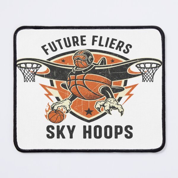 Item preview, Retro Basketball Logo – Future Fliers Sky Hoops Team designed and sold by Dzblack.