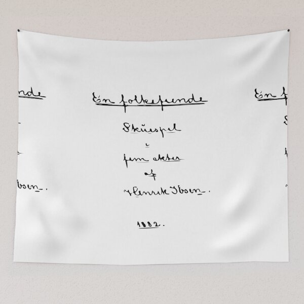 Item preview, 'An enemy of the people', Henrik Ibsen Autograph designed and sold by Filologica.