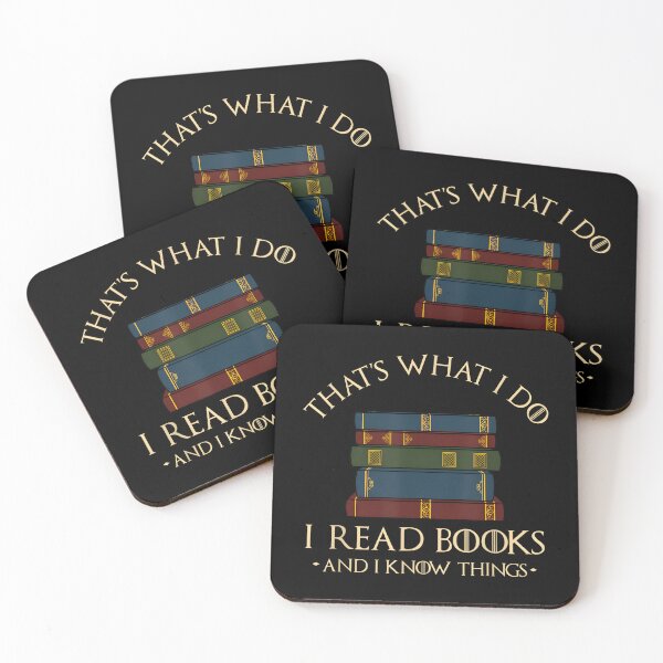 Item preview, That's What I Do I Read Books and I Know Things Funny Reading designed and sold by ChestOutLoud.