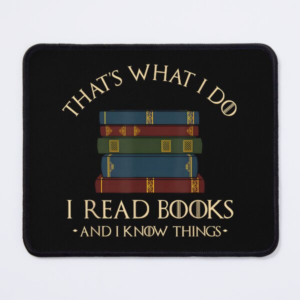 Item preview, That's What I Do I Read Books and I Know Things Funny Reading designed and sold by ChestOutLoud.