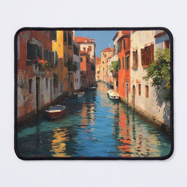 Item preview, Venice Canal Scene with Colorful Buildings and Boats designed and sold by daila70.