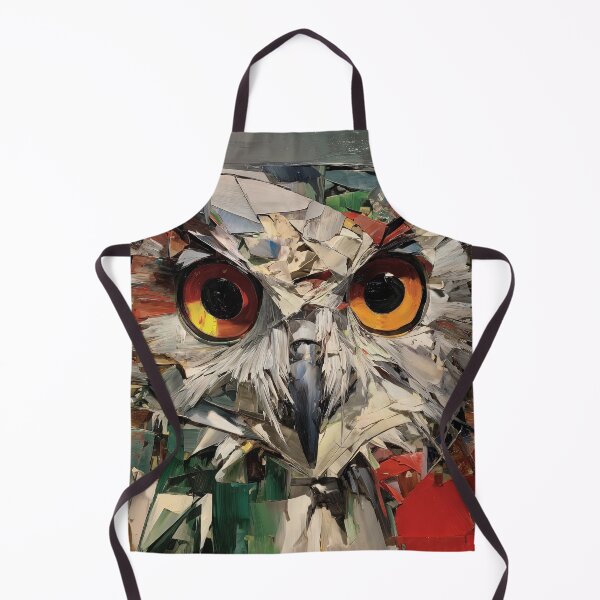 Item preview, Colorful Abstract Owl Portrait designed and sold by lautir.